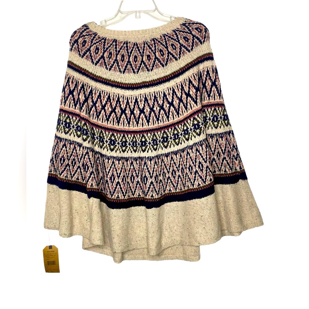 Ruff Hewn Women’s Poncho Sz L - Picture 2 of 6